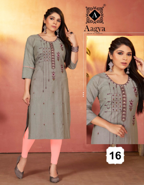 grey heavy weaving rayon mumbai fabric | embroidery work in top | rich matching of colors | length - 44