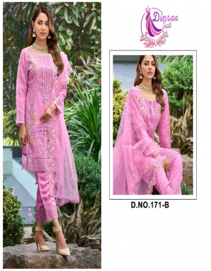 baby pink top - heavy dal organza embroidered  with khatli work | dupatta - heavy dal organza embroidered with khatli work | inner - santoon  fabric embroidery  work wedding 