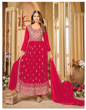 pink top - georgette embroidered | dupatta - nazmin ston work | bottom - santoon with embroidered payal bunches | inner - santoon fabric embroidery  work festive 