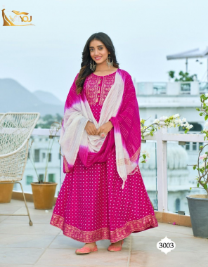 pink top - heavy rayon with gold print | dupatta - chanderi silk  fabric printed  work festive 
