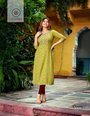pista fancy rayon with embroidery work  fabric embroidery  work festive 