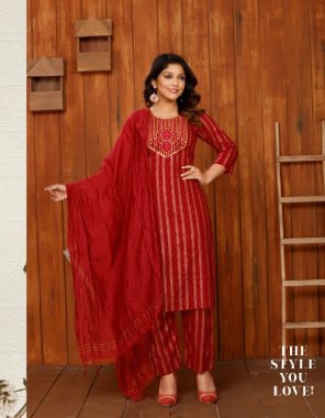 red rayon | fancy embroidery work  fabric embroidery  work ethnic 