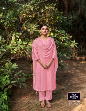 baby pink kurti - a line cut viscose slub silk with placement embroideries and handwork | bottom - pure viscose slub silk | dupatta - pure chinnon jacquard dupatta  fabric embroidery  work wedding 