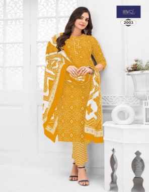 yellow top - pure cotton with bandhani printed | bottom - pure cotton with laheriyu printed | dupatta - pure cotton printed 2.25 mtr  fabric printed  work festive 