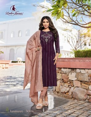 purple top - 14kg rayon weaving strip with embroidery mirror work | bottom - cotton slub lycra with embroidery work | dupatta - pure chanderi viscose with embroidery work (2.20 mtr cut & 36 panna ) fabric embroidery  work wedding 