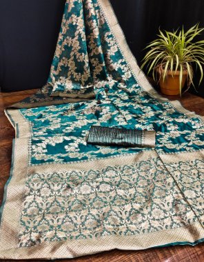 rama organza | type - weaving  fabric weaing  work ethnic 