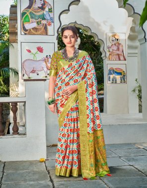 mahendi soft dola silk with weaving jacquard border  fabric weaving  work ethnic 