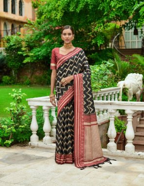 black art silk two tone weaving saree with antique design & exclusive contrast woven pallu and border | saree - 5.50 mtr | blouse - 0.80 mtr  fabric weaving  work wedding 