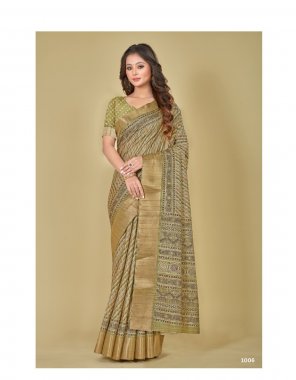 mahendi kotha silk | saree - 6.3 mtr  fabric printed  work wedding 