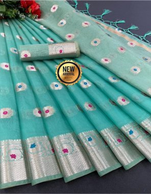 rama kanchivaram silk in exclusive design small minakari flower silver zari pattern with trussal | saree - 5.5 mtr blouse - 0.80 mtr  fabric printed  work festive 