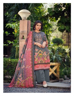 grey top - cotton digital print with exclusive self heavy embroidery work 2.50 mtrs apx | dupatta - mal mal cotton digital print box digital print 2.30 mtrs apx | bottom - cotton salwar 3 mtrs apx fabric embroidery  work wedding 