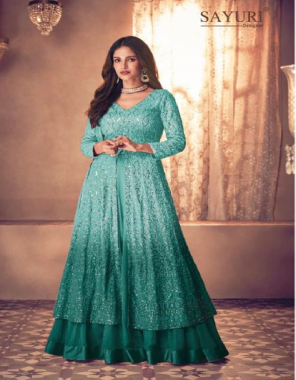 green top- real georgette i skirt- real georgette i dupatta- nazmeen i full stitching ( free size ) fabric sequance work work party wear 