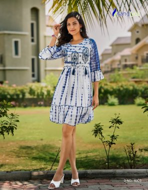 blue cotton mull with shaded of shiboori prints i detailing hand work i sequence work i embroidery work i inner- cotton mull i length- 36 to 38