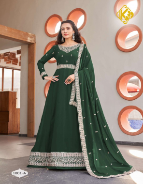 green top- faux georgette with embroidery dori work i dupatta- faux georgette with embroidery dori work i bottom- santoon (master copy) fabric embroidery work  work wedding 