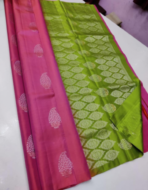 pink soft lichi silk fabric weaving jacqaurd  work casual  