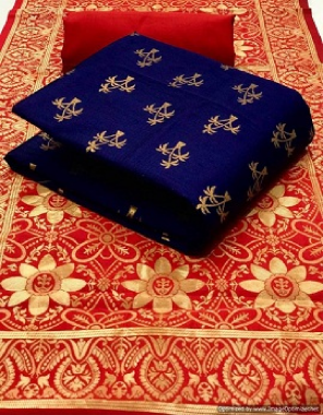 pink top - banarasi silk (2m )50panna | bottom - heavy silk (2m) 56panna | dupatta - jacqaurd weaving (2.30m)24panna  fabric jacqaurd weaving  work casual  