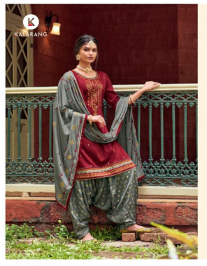 marron top -pure jam silk cotton with inner |bottom -pure silk viscose jari butti |dupatta -purechinon with heavy embroidery work with jacqaurd work  fabric embroidery work party wear  