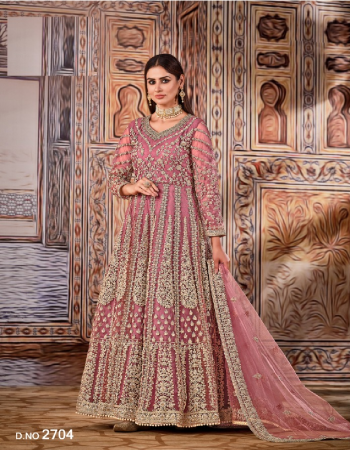 pink top - heavy butterfly net with embroidered codding work with sequance with hand work | sleeves - heavy butterfly net with embroidery codding work with sequance | length - max upto 55 | size - max upto 48 | flair - 3.40 m | bottom - santoon | inner - santoon | dupatta - heavy butterfly net with embroidery codding work with sequance with 4 side less fabric embroidery work festive 