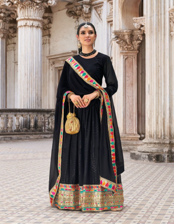 black top - real georgette | work - front heavy sequance embroidery | dupatta - real georgette | bottom - santoon  fabric sequance embroidery work festive 