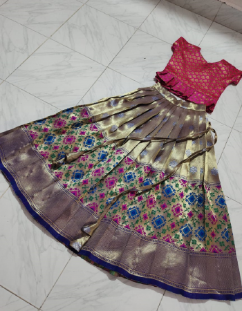 golden lehenga - pure lichi silk ( semi stitch ) | blouse -  jacquard silk ( full stitch ) fabric jacquard work festive 