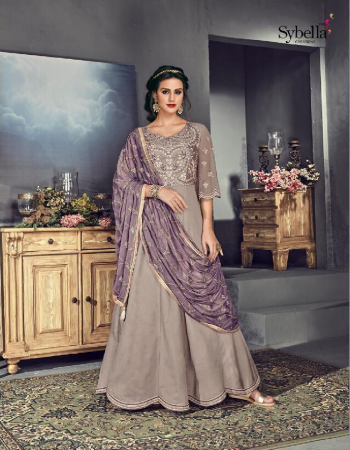 grey top - tussar silk | bottom - heavy santoon | dupatta - nazmin with embroidery work  fabric embroidery work casual 