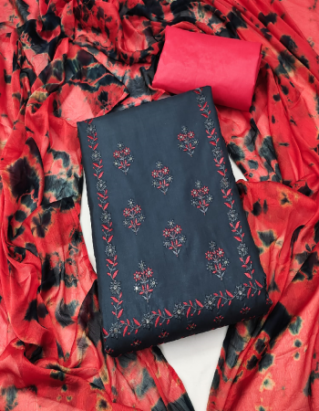 black top - coco silk ( 2 m) | bottom - cotton ( 2 m) | dupatta - chinon ( 2.10 m)  fabric embroidery work festive 
