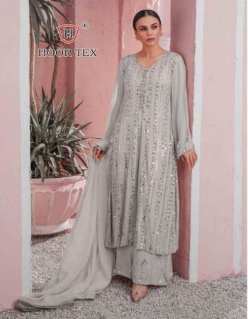 grey top - heavy georgette with embroidery sequance work | bottom - santoon with embroidery | inner - santoon | dupatta - heavy nazmin with 4 side lace | size - 54 ( 7xl)  fabric embroidery work ethnic 