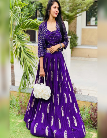 navy blue lehenga - faux georgette | inner - micro cotton | length - 41 - 42 inch | type - semi stitched | choli & koti - faux georgette with sequance embroidery work | size - xl size ( fully stitched ) fabric embroidery work festive 