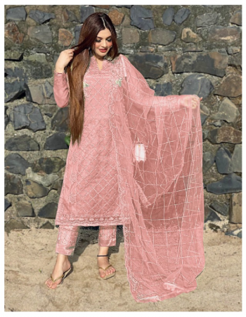 baby pink top - organza with heavy embroidery moti work | bottom - santoon | dupatta - organza with heavy embroidery work fabric heavy embroidery work festive 