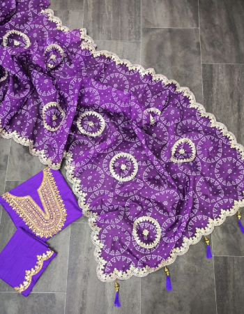 purple saree - organza silk with digital print | blouse - mono banglory silk embroidery  fabric digital printed work casual 