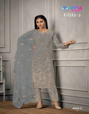 grey top & sleeves & dupatta  - heavy butterfly with codding embroidery with  gliter sequance work | bottom - japan satin with embroidery patch work | inner - heavy japan satin | length - 44 inch | size - max upto 56