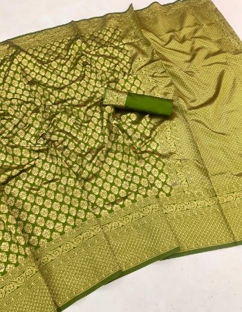 dark green soft silk  fabric weaving work casual 