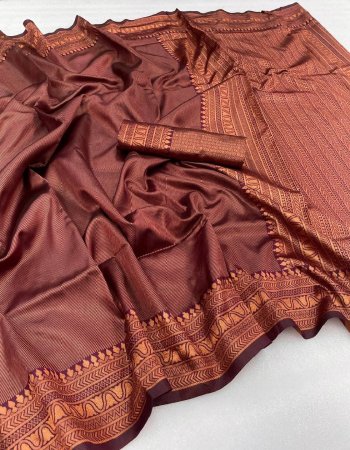 maroon banarasi soft silk fabric weaving work festive 