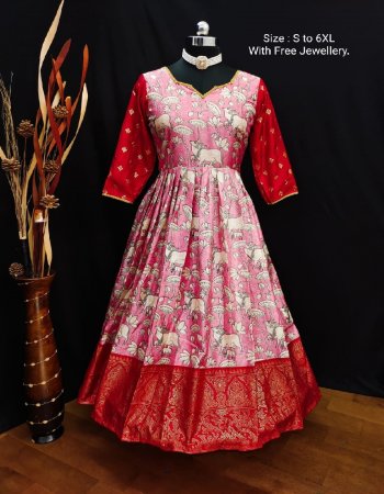 pink soft zari silk with designer foil work with zari weaving | inner - micro cotton  fabric printed work casual 