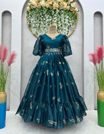 rama gown - jimmy silk with inner with sequance work | size - m ( 38 ) | l ( 40 ) | xl ( 42 ) | with sequance kamar belt fabric sequance work work ethnic 