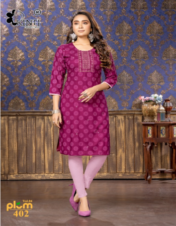 pink rayon slub print style straight fancy embroidery and print fabric embroidery work casual 