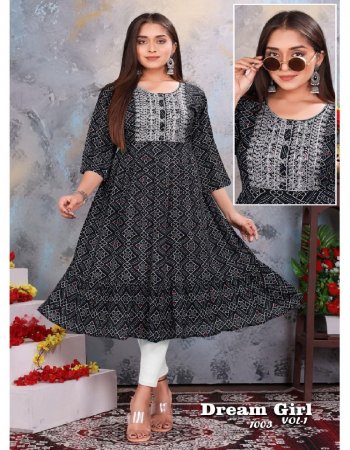 black heavy rayon print ghera with sequence work  fabric sequence  work ethnic 