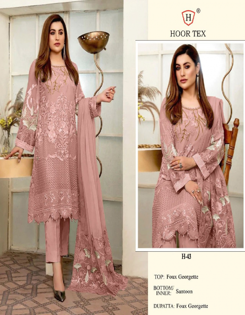 pink top - fox georgette with embroidery work sequance diamond work | bottom - santoon | inner - santoon | dupatta - georgette with embroidery heavy sequance work | size - 56 ( 8xl )  fabric embroidery work festive 